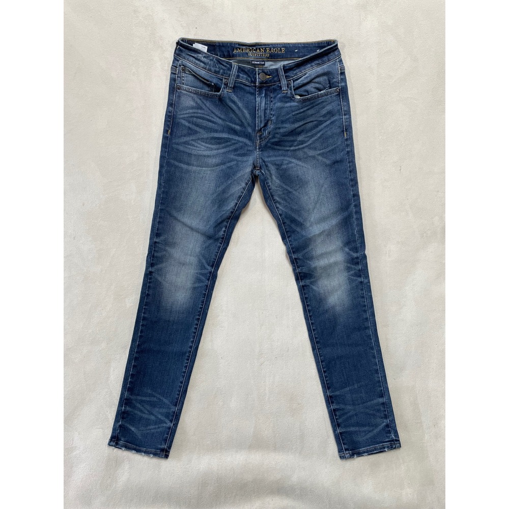 American Eagle Extreme Flex Slim Jeans Mens 31x32 Blue Denim Medium Wash